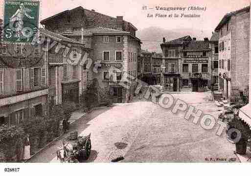 Ville de VAUGNERAY, carte postale ancienne