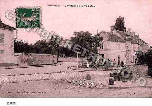 Ville de VIARMES, carte postale ancienne