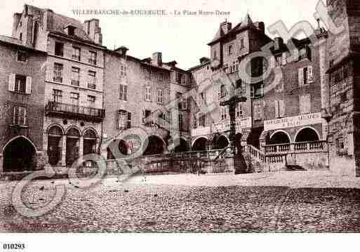 Ville de VILLEFRANCHEDEROUERGUE, carte postale ancienne