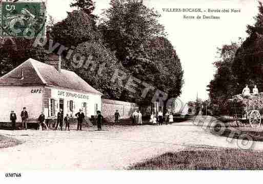 Ville de VILLERSBOCAGE, carte postale ancienne