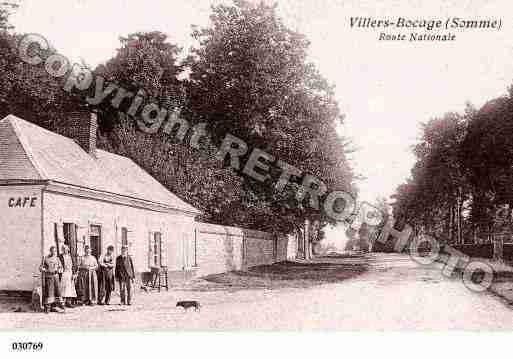 Ville de VILLERSBOCAGE, carte postale ancienne