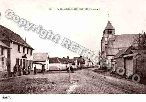 Ville de VILLERSBOCAGE, carte postale ancienne