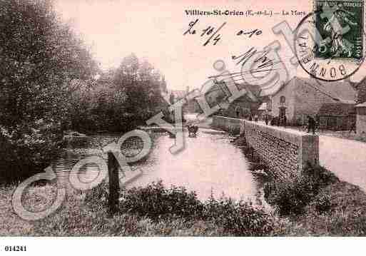 Ville de VILLIERSSAINTORIEN, carte postale ancienne