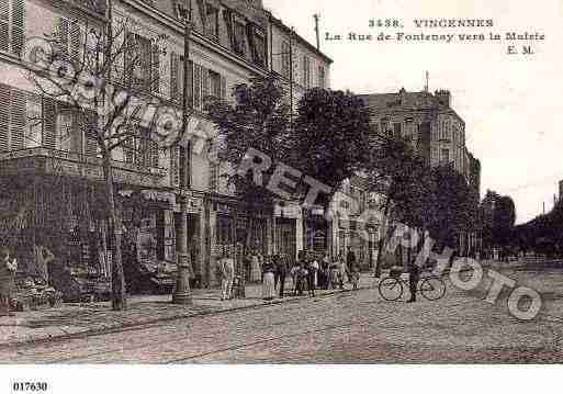 Ville de VINCENNES, carte postale ancienne