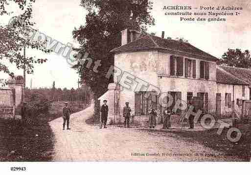 Ville de ACHERES, carte postale ancienne