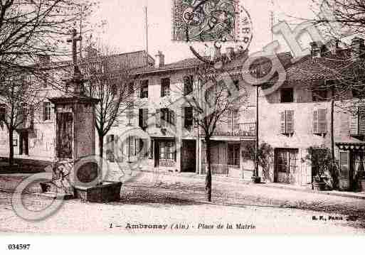 Ville de AMBRONAY, carte postale ancienne