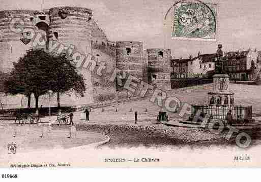 Ville de ANGERS, carte postale ancienne