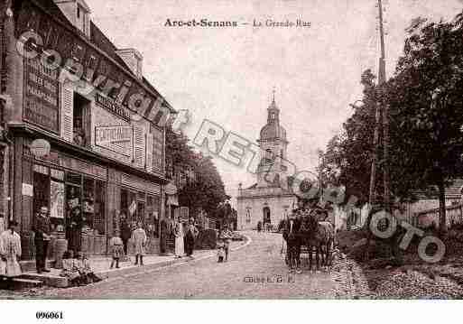 Ville de ARCETSENANS, carte postale ancienne