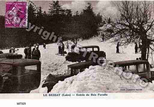 Ville de BESSAT(LE), carte postale ancienne