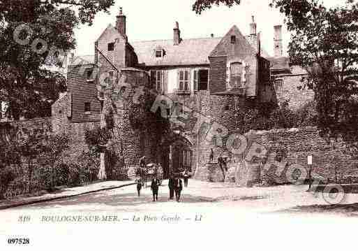 Ville de BOULOGNESURMER, carte postale ancienne