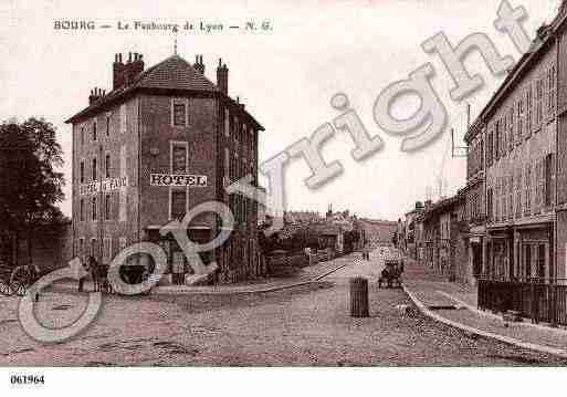 Ville de BOURGENBRESSE, carte postale ancienne