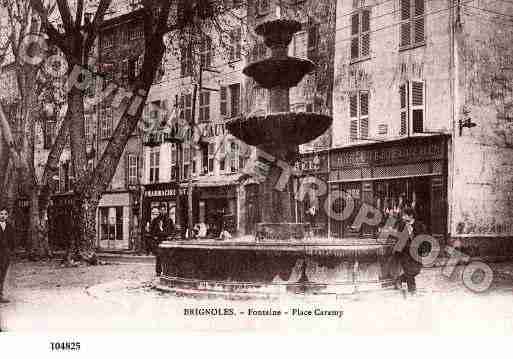 Ville de BRIGNOLES, carte postale ancienne