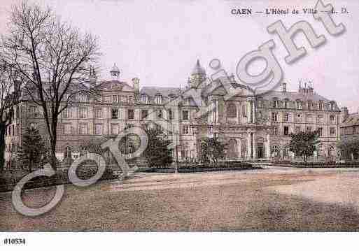 Ville de CAEN, carte postale ancienne