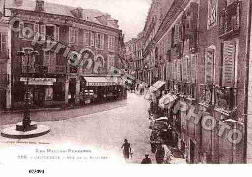 Ville de CAUTERETS, carte postale ancienne