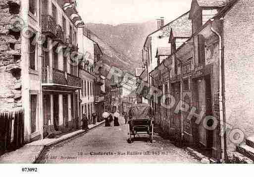 Ville de CAUTERETS, carte postale ancienne