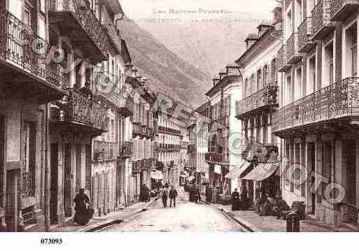 Ville de CAUTERETS, carte postale ancienne