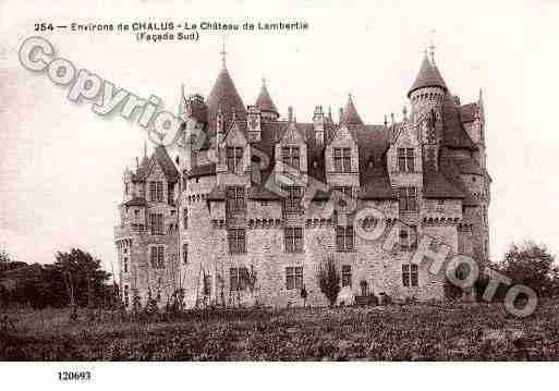 Ville de CHALUS, carte postale ancienne