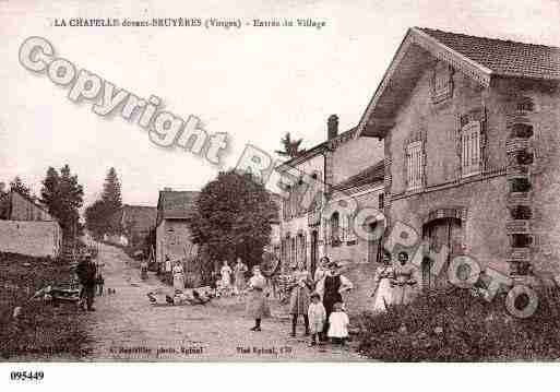 Ville de CHAPELLEDEVANTBRUYERES, carte postale ancienne