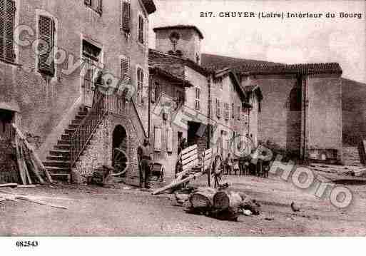 Ville de CHUYER, carte postale ancienne