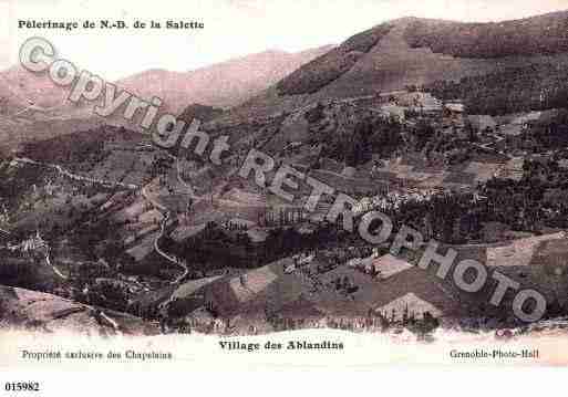 Ville de CORPS, carte postale ancienne