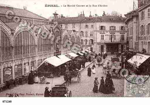 Ville de EPINAL, carte postale ancienne