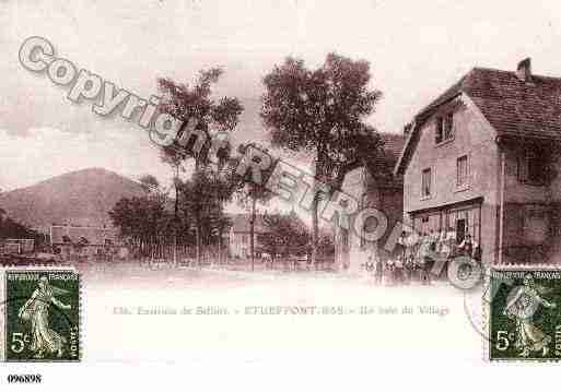 Ville de ETUEFFONTBAS, carte postale ancienne