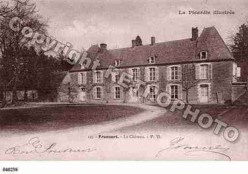 Ville de FRANSART, carte postale ancienne