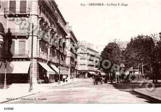 Ville de GRENOBLE, carte postale ancienne