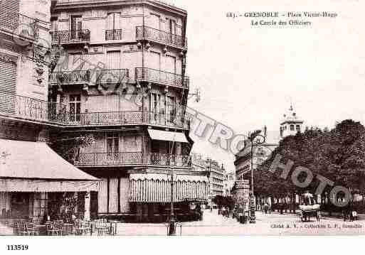 Ville de GRENOBLE, carte postale ancienne