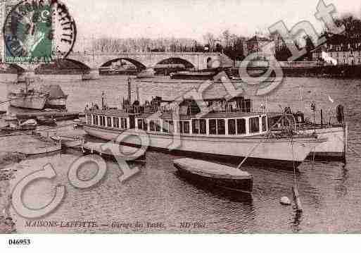 Ville de MAISONSLAFFITTE, carte postale ancienne