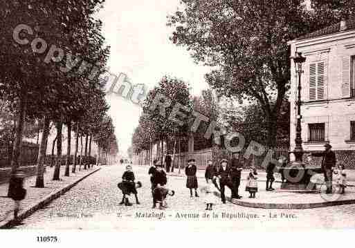 Ville de MALAKOFF, carte postale ancienne