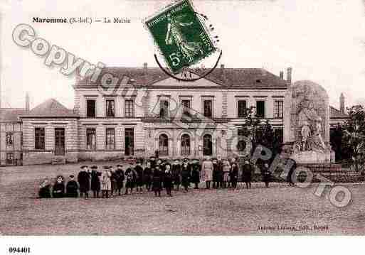 Ville de MAROMME, carte postale ancienne