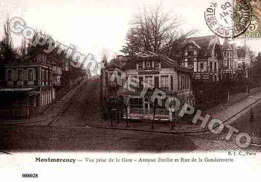 Ville de MONTMORENCY, carte postale ancienne