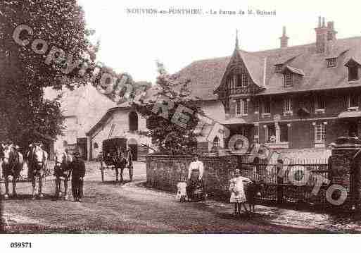 Ville de NOUVION, carte postale ancienne