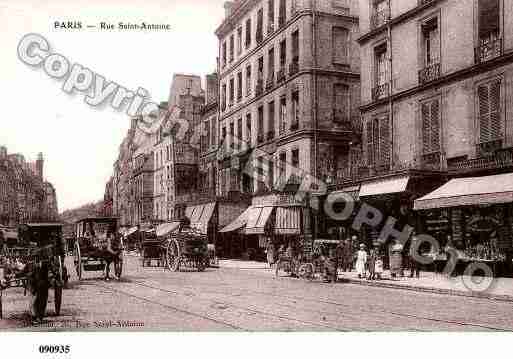 Ville de PARIS4, carte postale ancienne