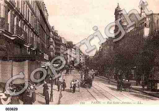 Ville de PARIS4, carte postale ancienne