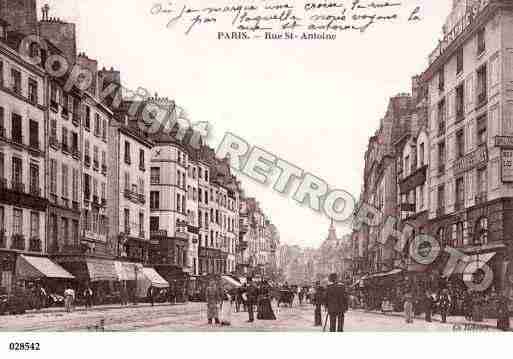 Ville de PARIS4, carte postale ancienne