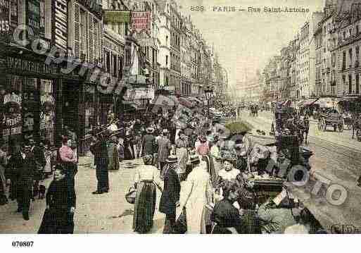 Ville de PARIS4, carte postale ancienne