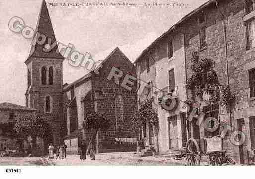 Ville de PEYRATLECHATEAU, carte postale ancienne