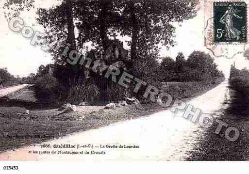 Ville de QUEDILLAC, carte postale ancienne