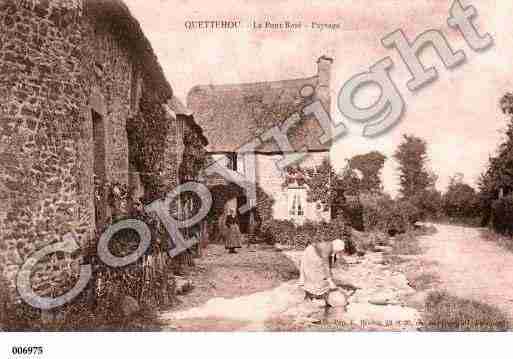 Ville de QUETTEHOU, carte postale ancienne