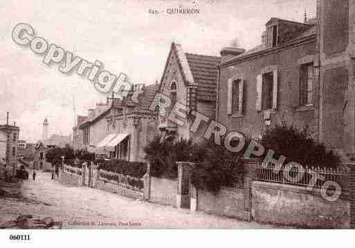 Ville de QUIBERON, carte postale ancienne