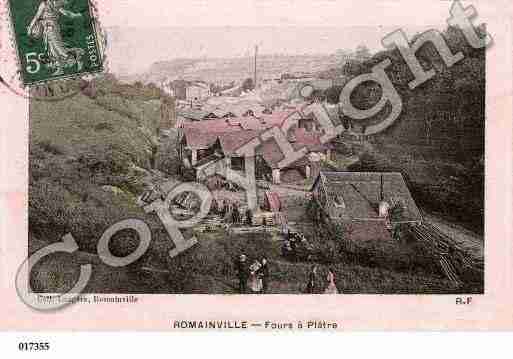 Ville de ROMAINVILLE, carte postale ancienne