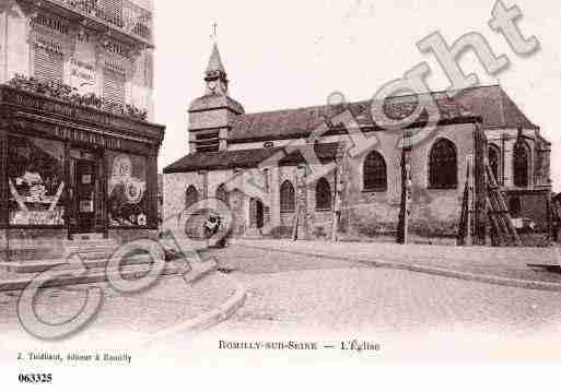 Ville de ROMILLYSURSEINE, carte postale ancienne