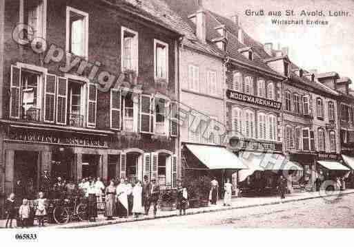 Ville de SAINTAVOLD, carte postale ancienne