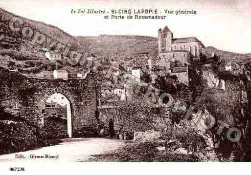 Ville de SAINTCIRQLAPOPIE, carte postale ancienne