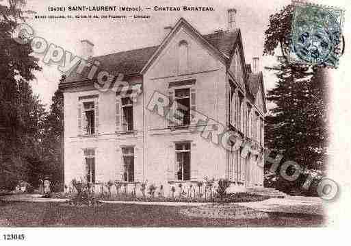 Ville de SAINTLAURENTETBENON, carte postale ancienne