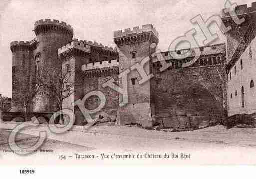 Ville de TARASCON, carte postale ancienne