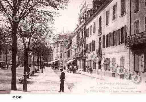 Ville de TARBES, carte postale ancienne