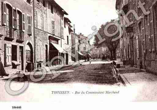 Ville de THOISSEY, carte postale ancienne